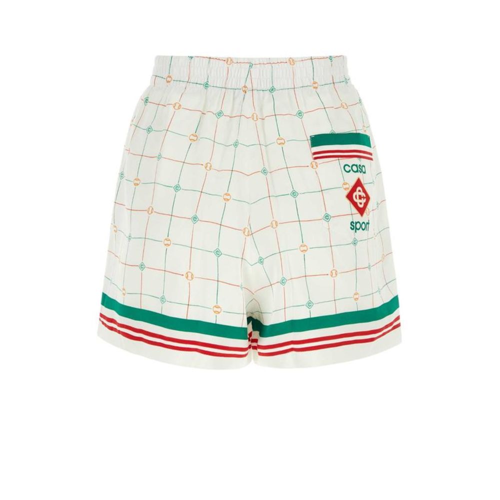 CASABLANCA Printed satin shorts - Picture 2 of 2